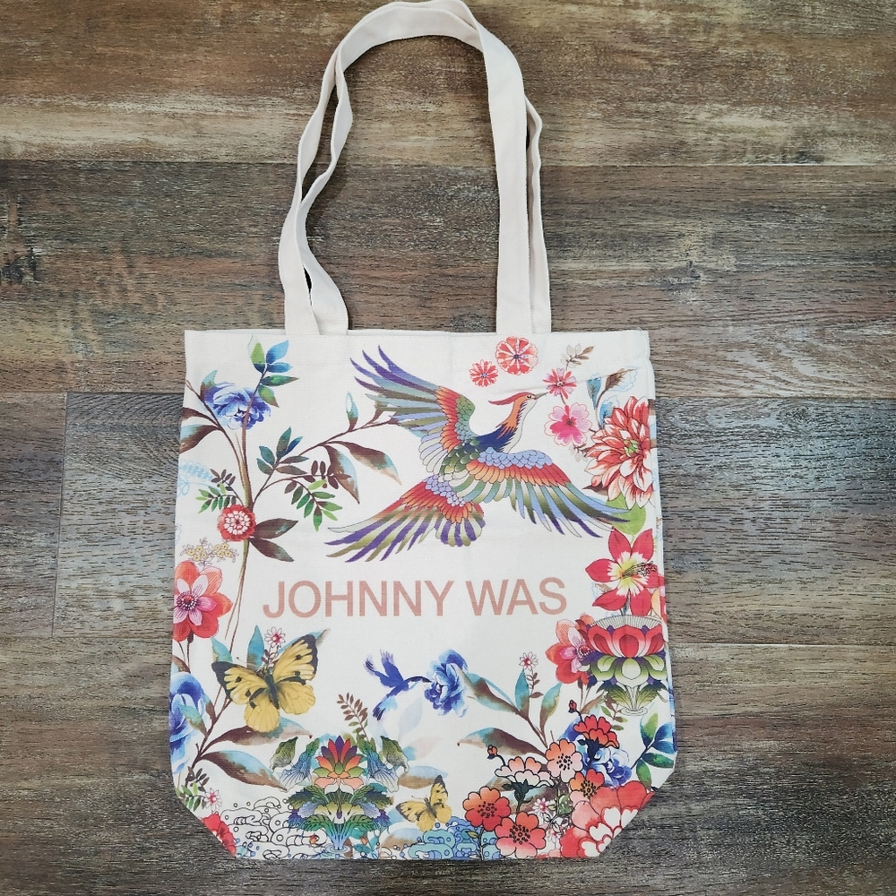 The Johnny Was Canvas Tote Bag – Where Art Meets Everyday Utility